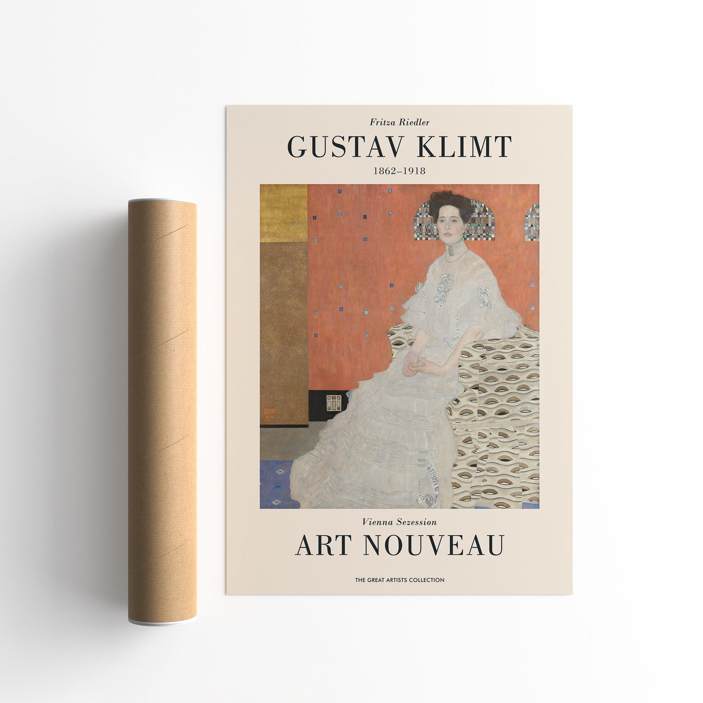 Gustav Klimt, Fritza Riedler Poster