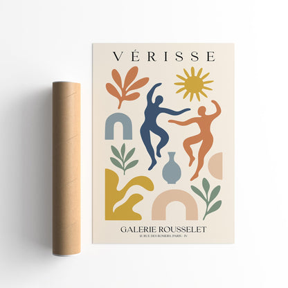 Papiers Découpés - French Abstract Wall Art Print