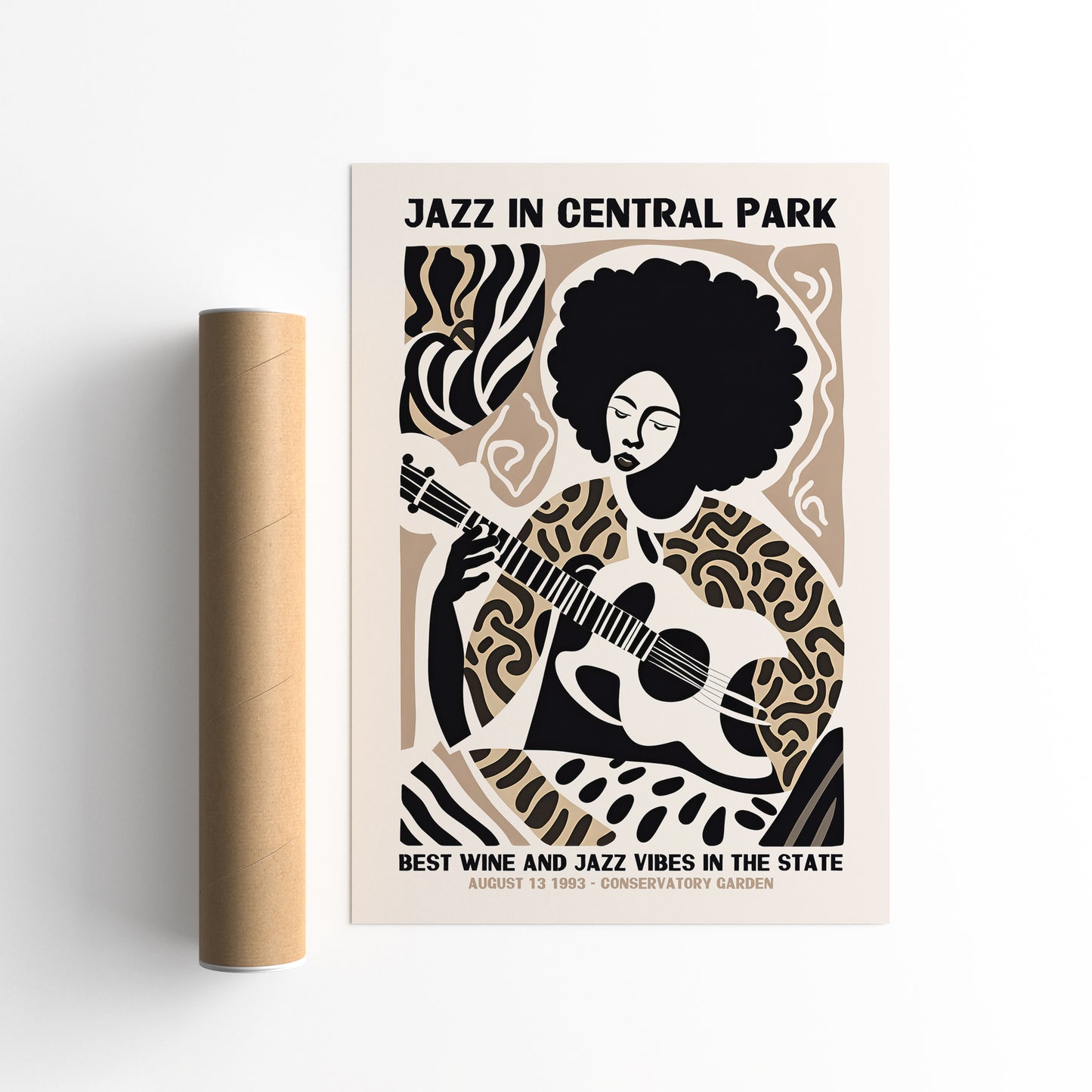 Jazz in Central Park, NYC Unique Print