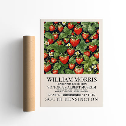 William Morris Strawberries Poster