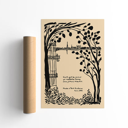 Paris Museum Art Print