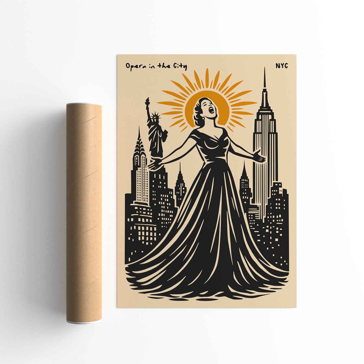 Opera in the City - Music Poster