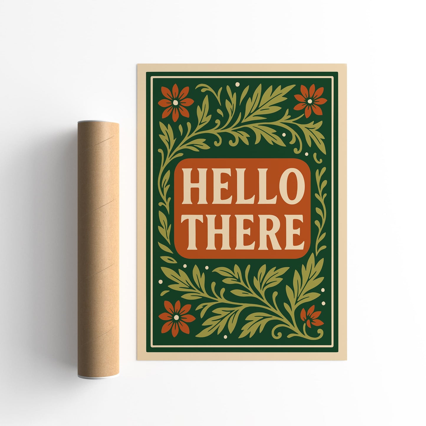 Hello There Poster – Entryway Wall Art