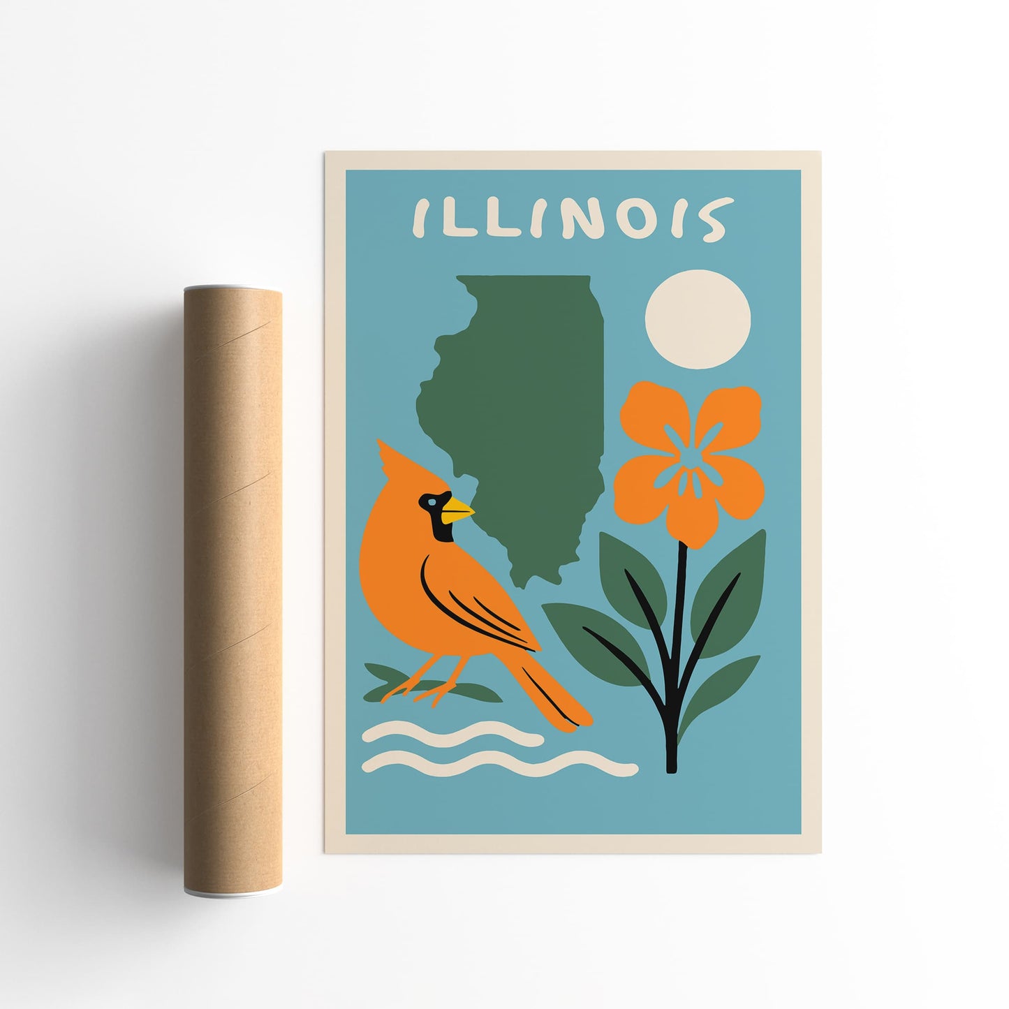 Illinois Travel Poster