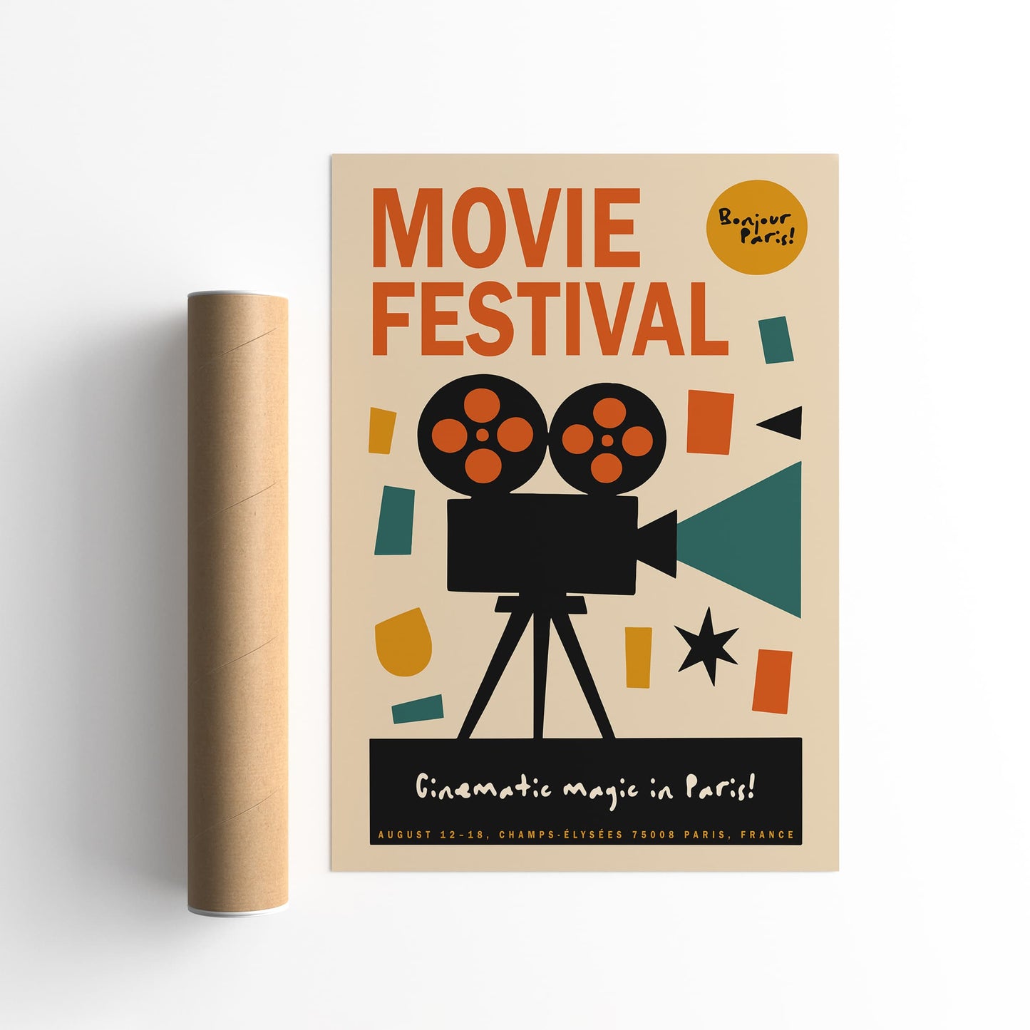 Movie Festival Bonjour Paris Poster