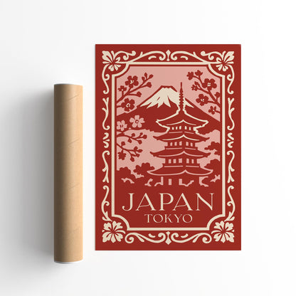 Japan Tokyo Travel Print