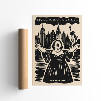 New York City Opera Poster