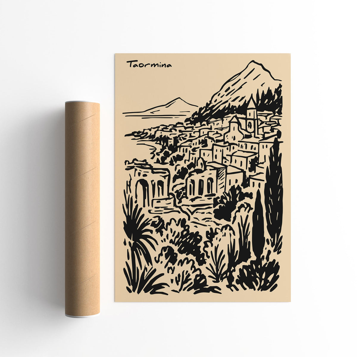 Taormina Italy Poster