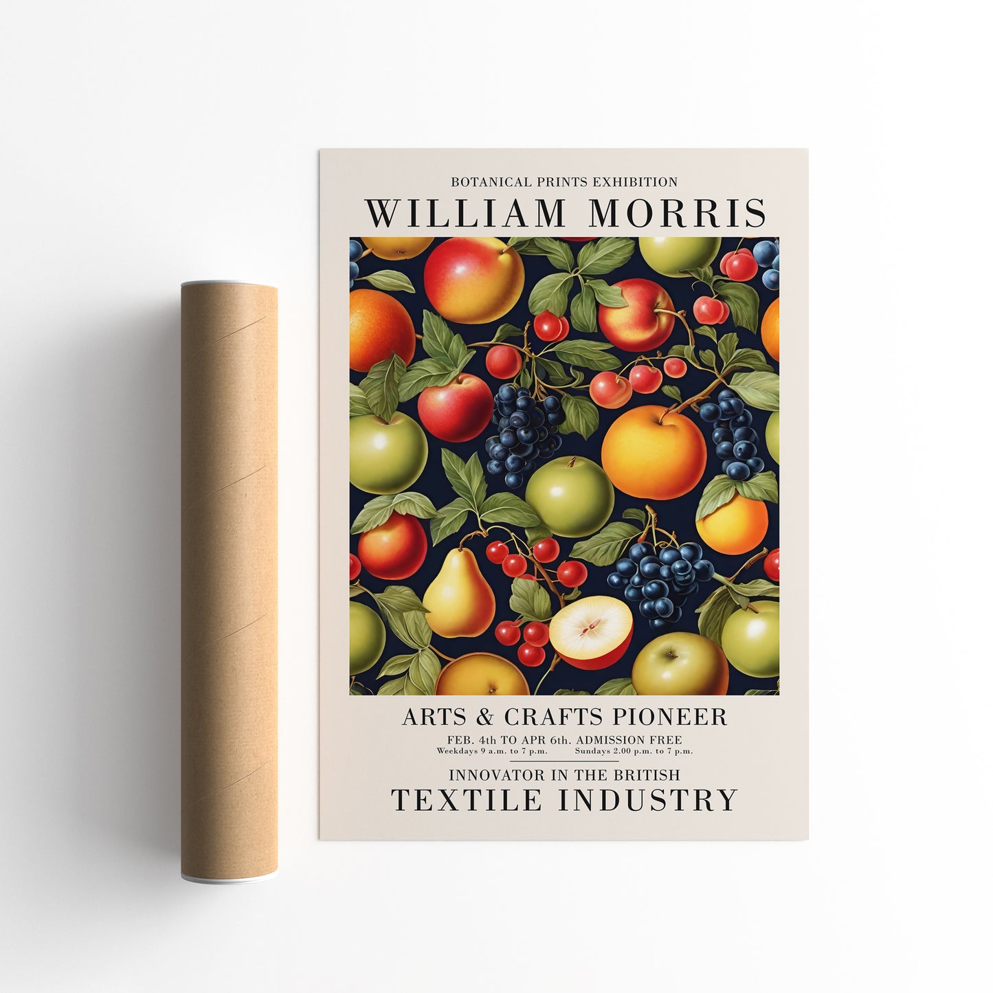 Vintage Fruit William Morris Poster