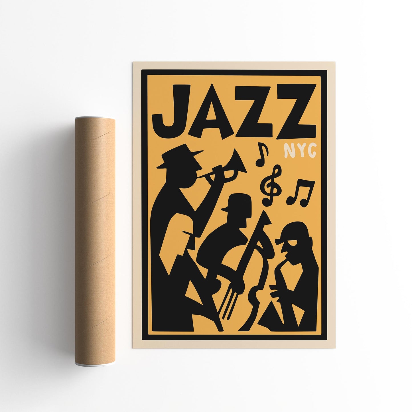 Jazz NYC Festival Poster - Retro Jazz Fest Artwork