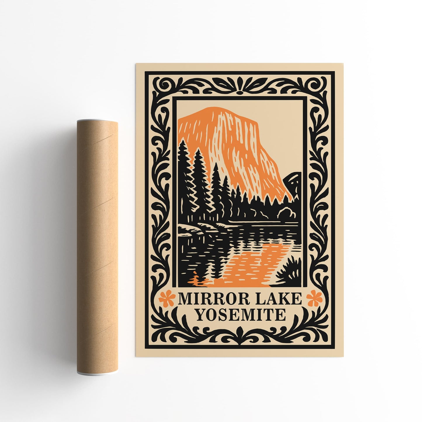 Mirror Lake Yosemite National Park Poster