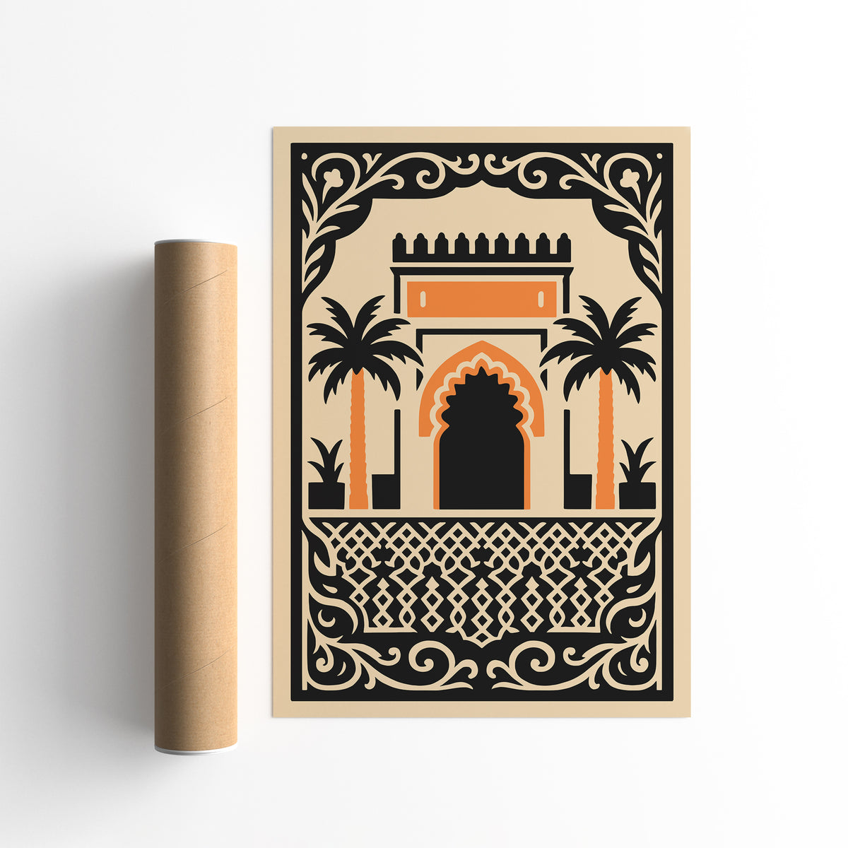 Morocco Architecture Poster