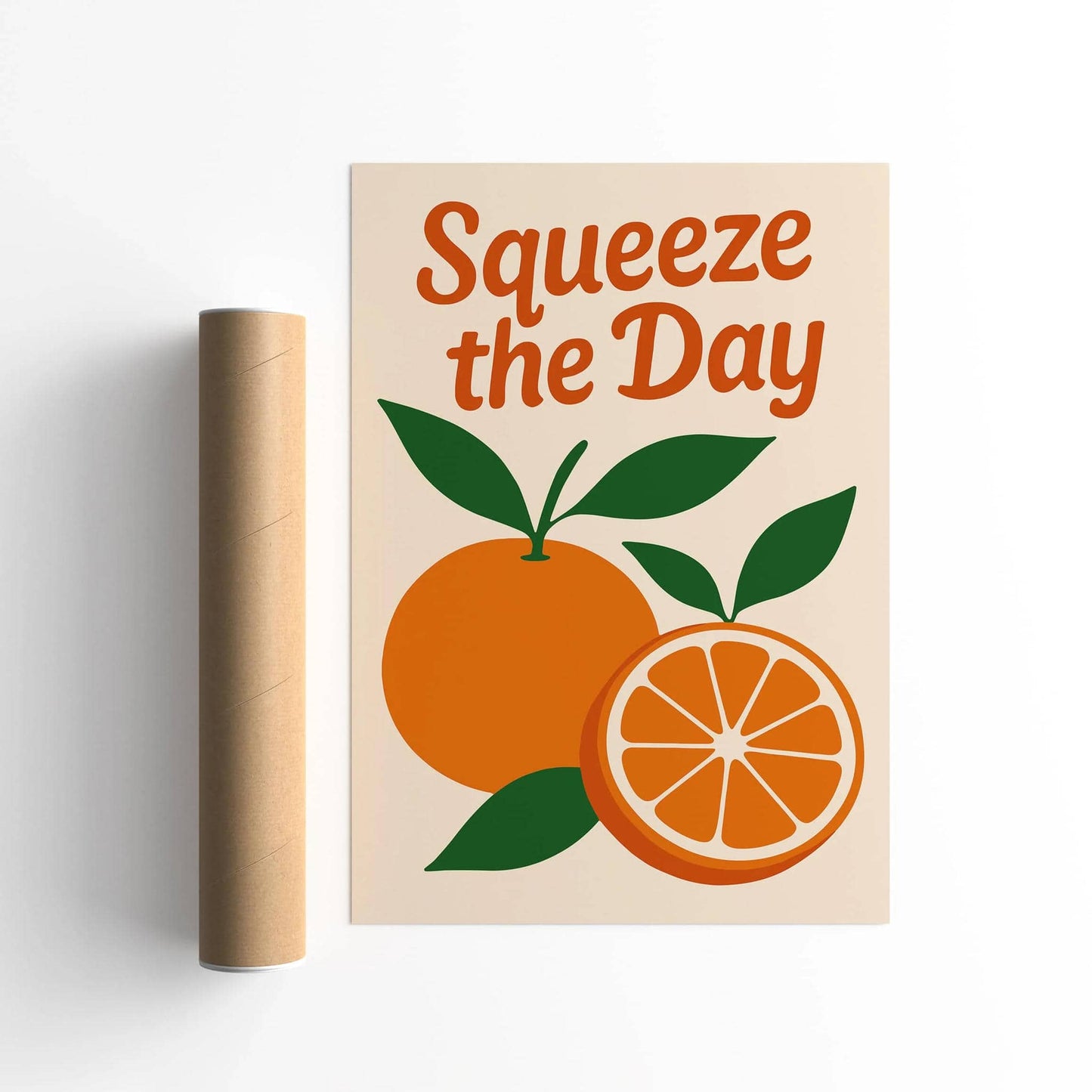 Squeeze the Day Poster - Oranges Art Print