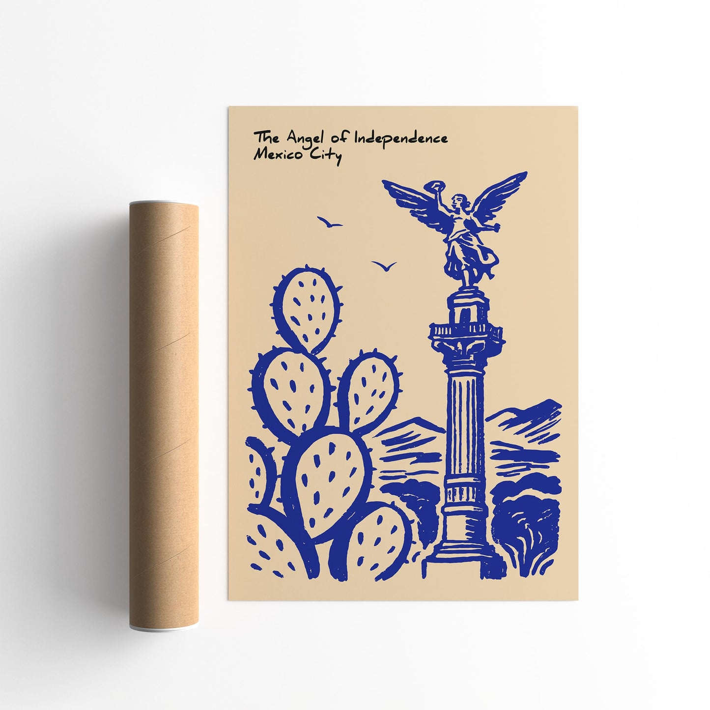 The Angel of Independence Mexico City Poster