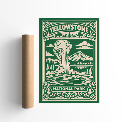 Yellowstone National Park Poster