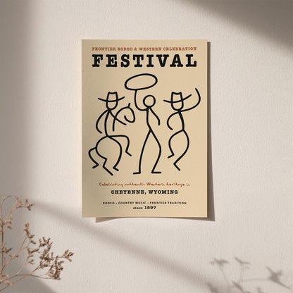Frontier Rodeo & Western Celebration Festival Poster