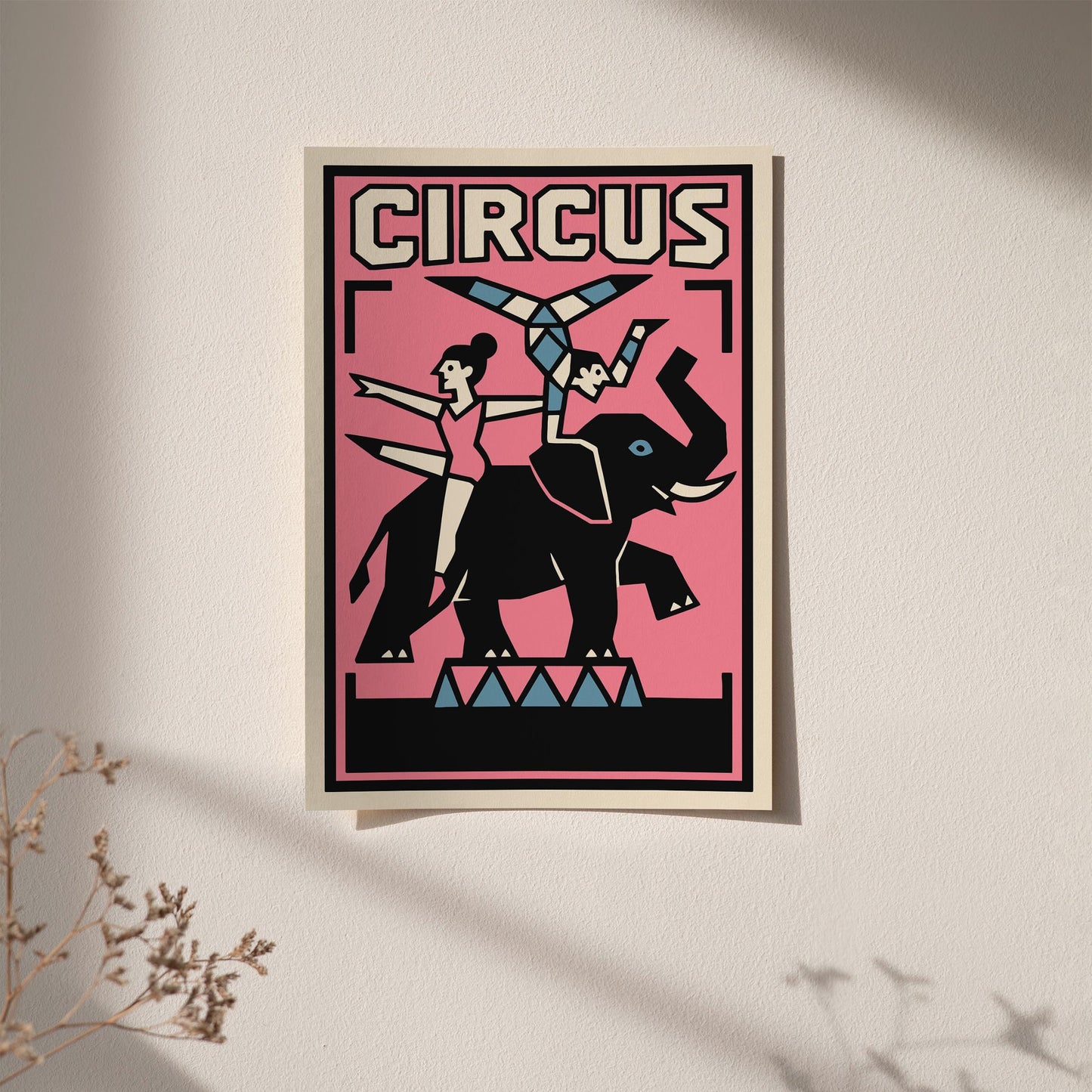 Circus Poster – Funhouse Style Wall Art