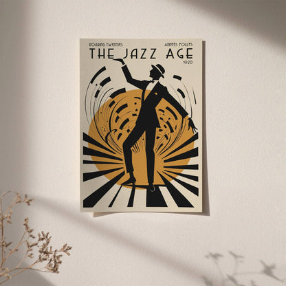 Jazz Age Music Poster – Vintage 1920s Wall Art