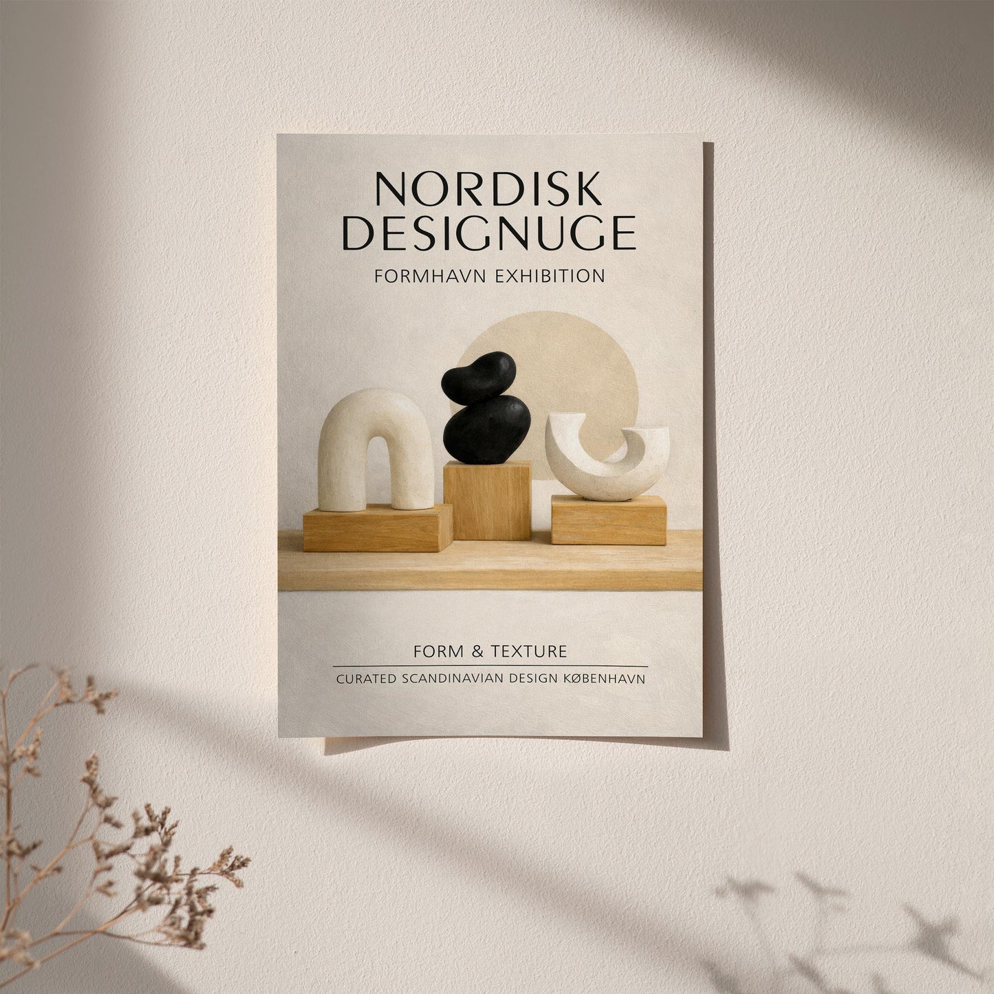 Scandinavian Modern Exhibition Poster