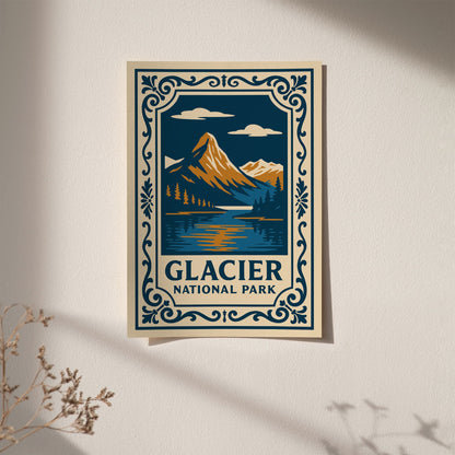 Glacier National Park Poster