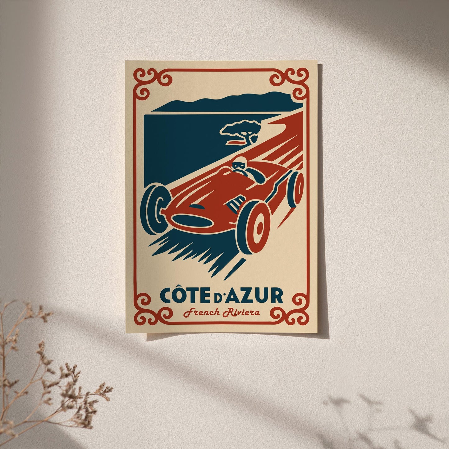 Cote d Azur French Riviera Poster