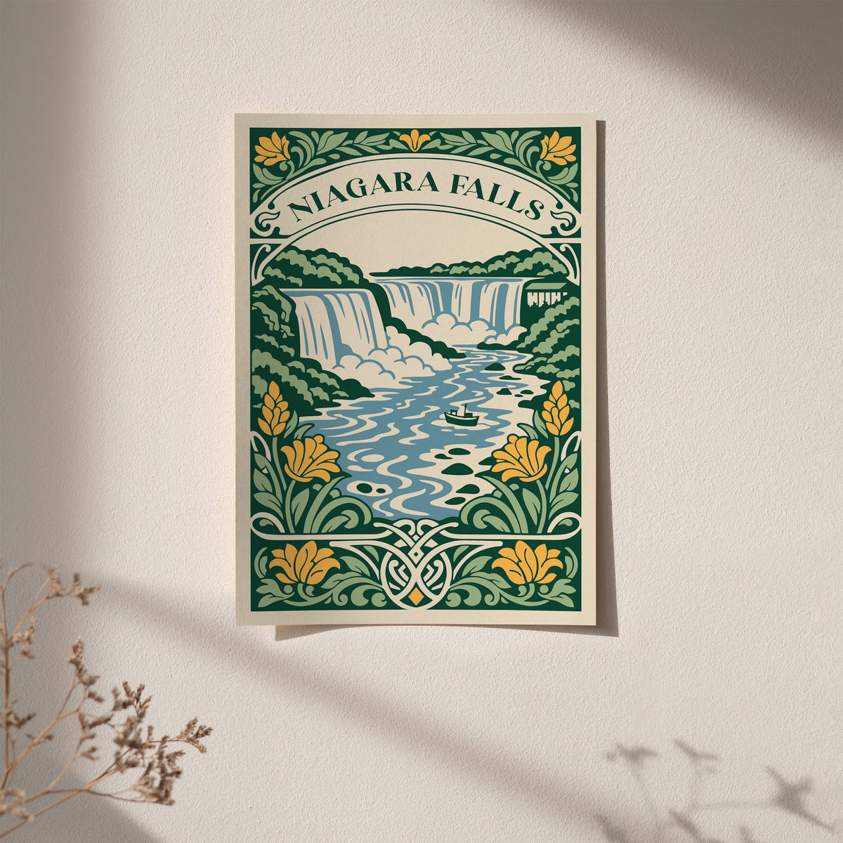 Niagara Falls Landscape Poster