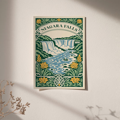 Niagara Falls Landscape Poster