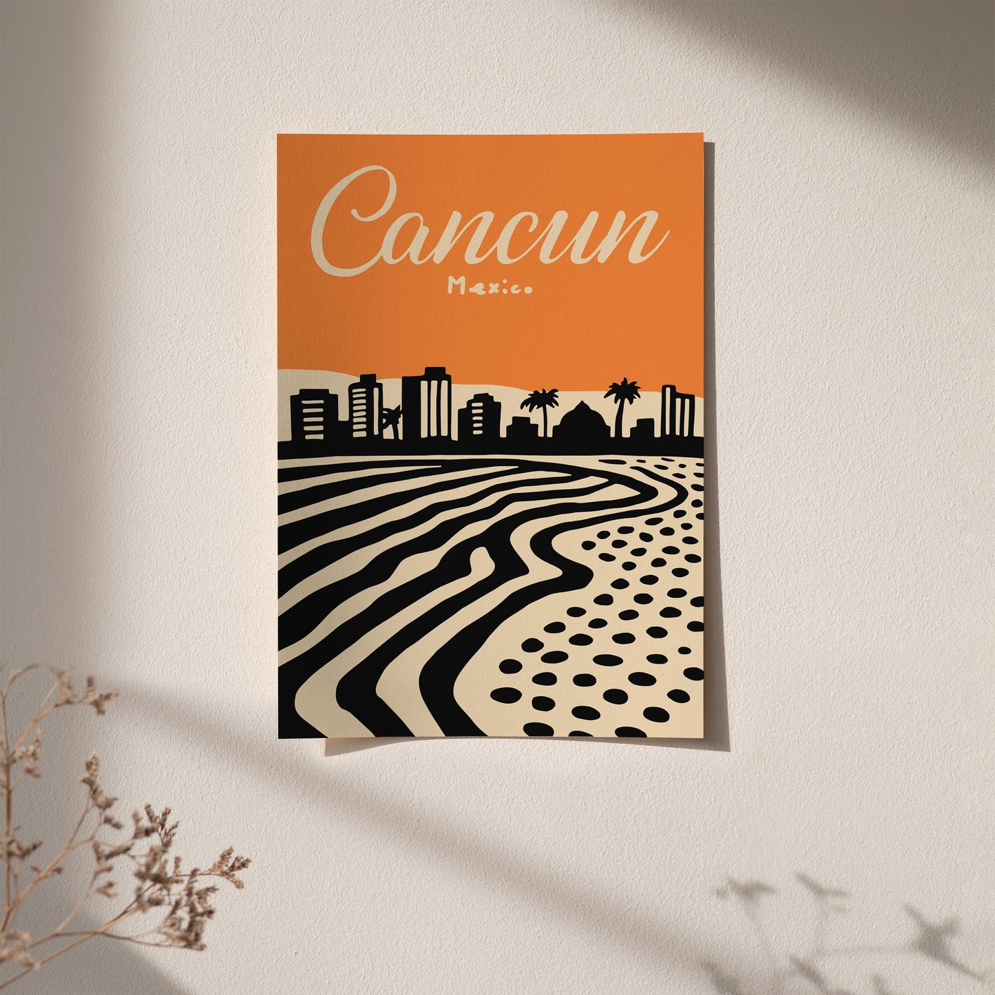Cancun Mexico Poster - Travel Wall Art