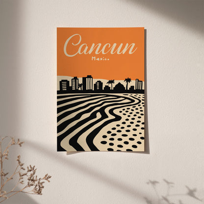 Cancun Mexico Poster - Travel Wall Art