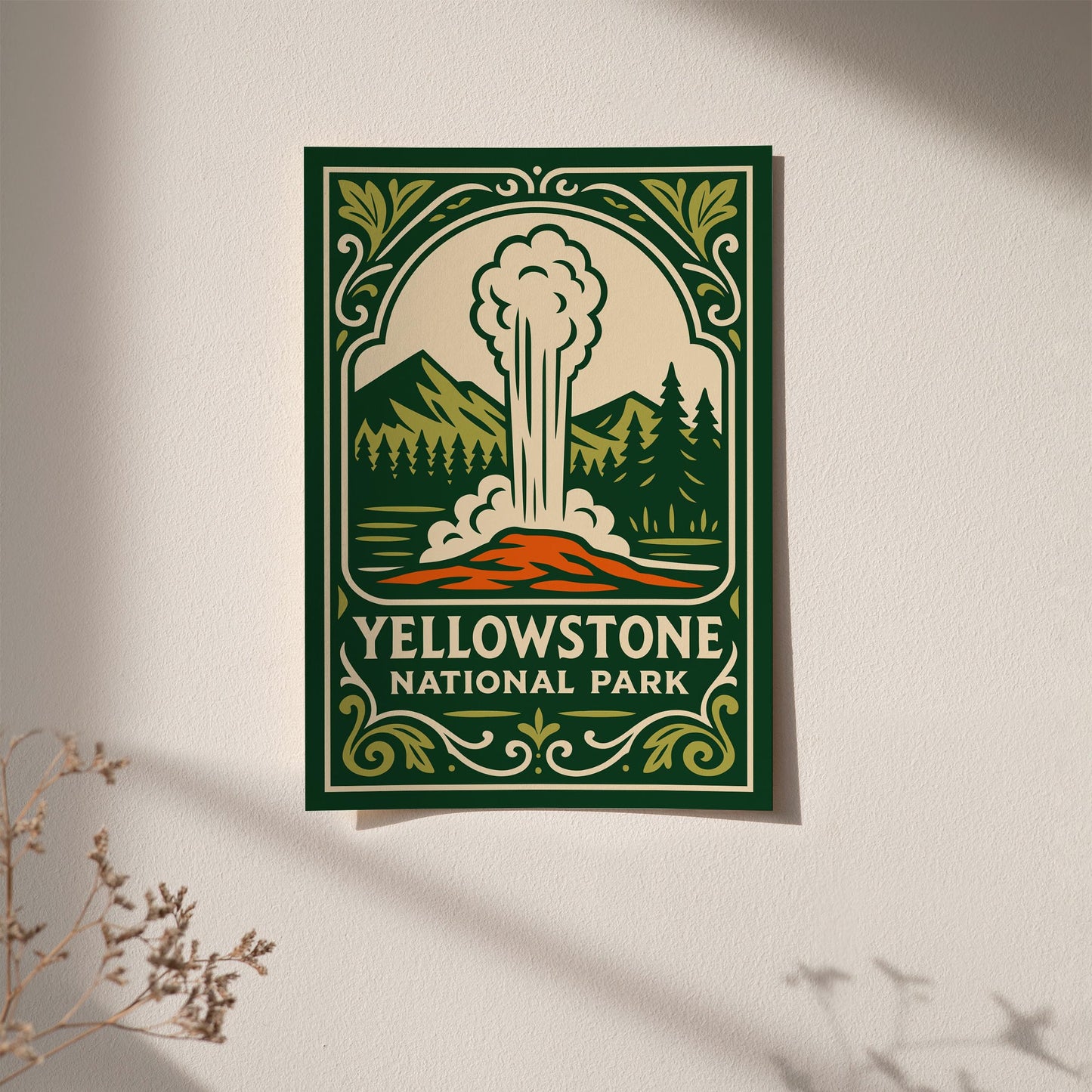 Yellowstone National Park Poster