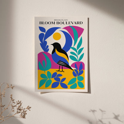 Brooklyn Bloom Boulevard Poster