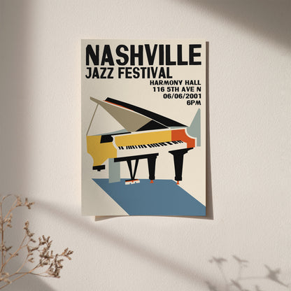 Nashville Jazz Festival Poster