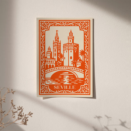 Orange Seville Travel Poster.jpg