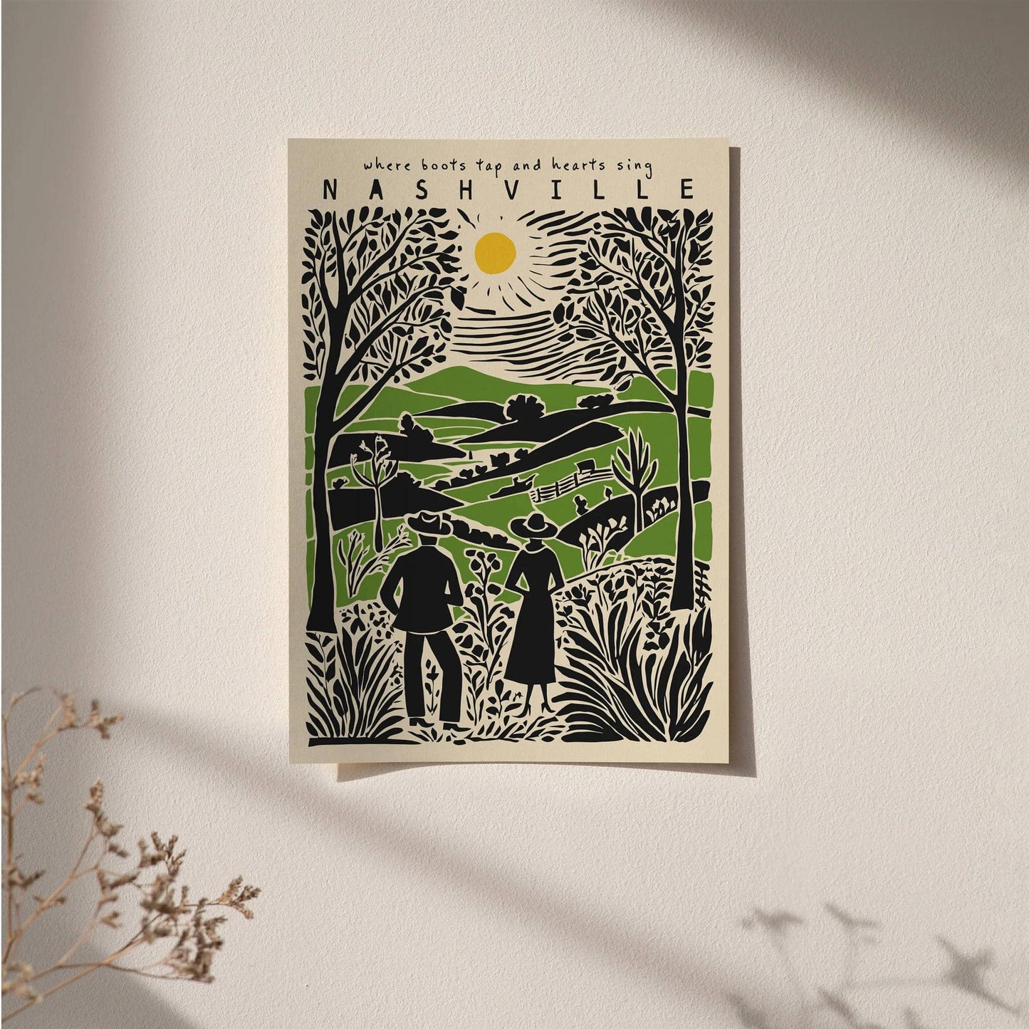 Nashville Travel Poster