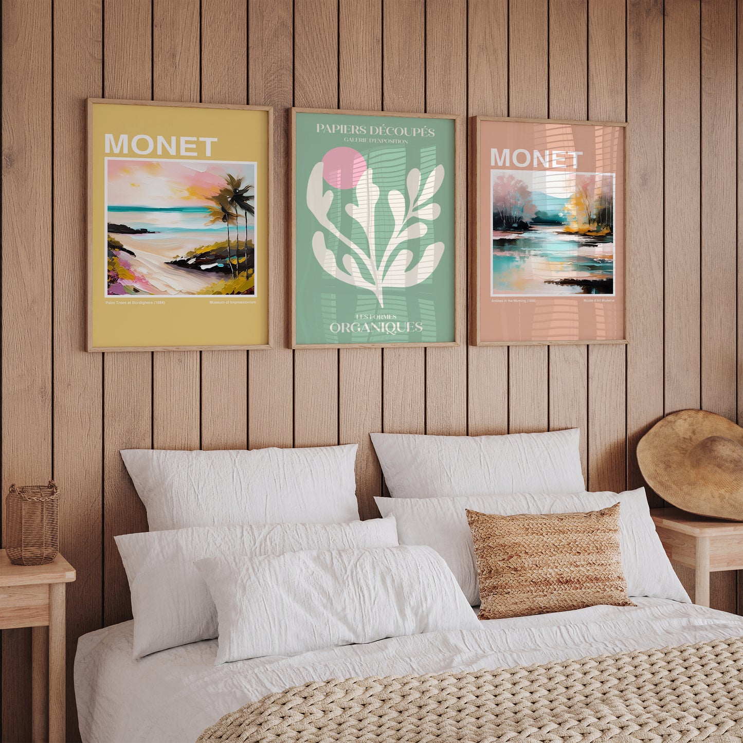 Papiers Decoupes, Les Formes Organiques Mint Wall Art