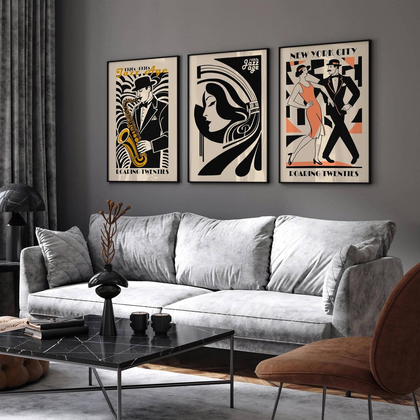 Jazz Age 1920 Music Elegant Art Print