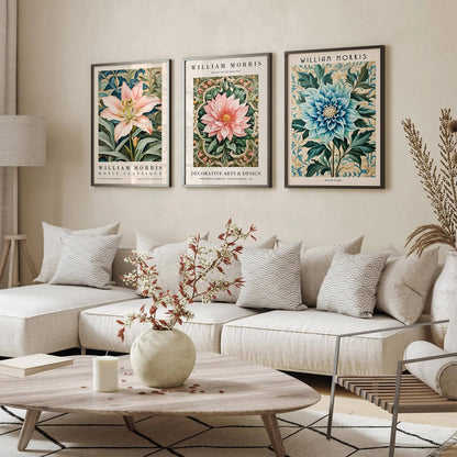 Art Nouveau W. Morris Floral Poster