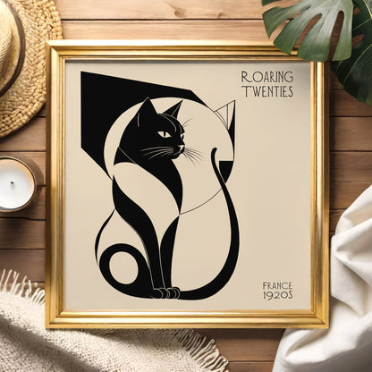 Roaring Twenties Square Art Print
