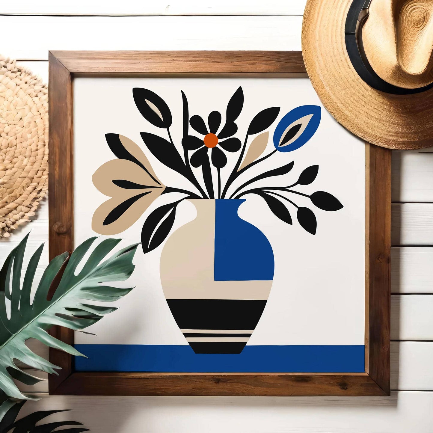 Modern Minimalist Floral Print