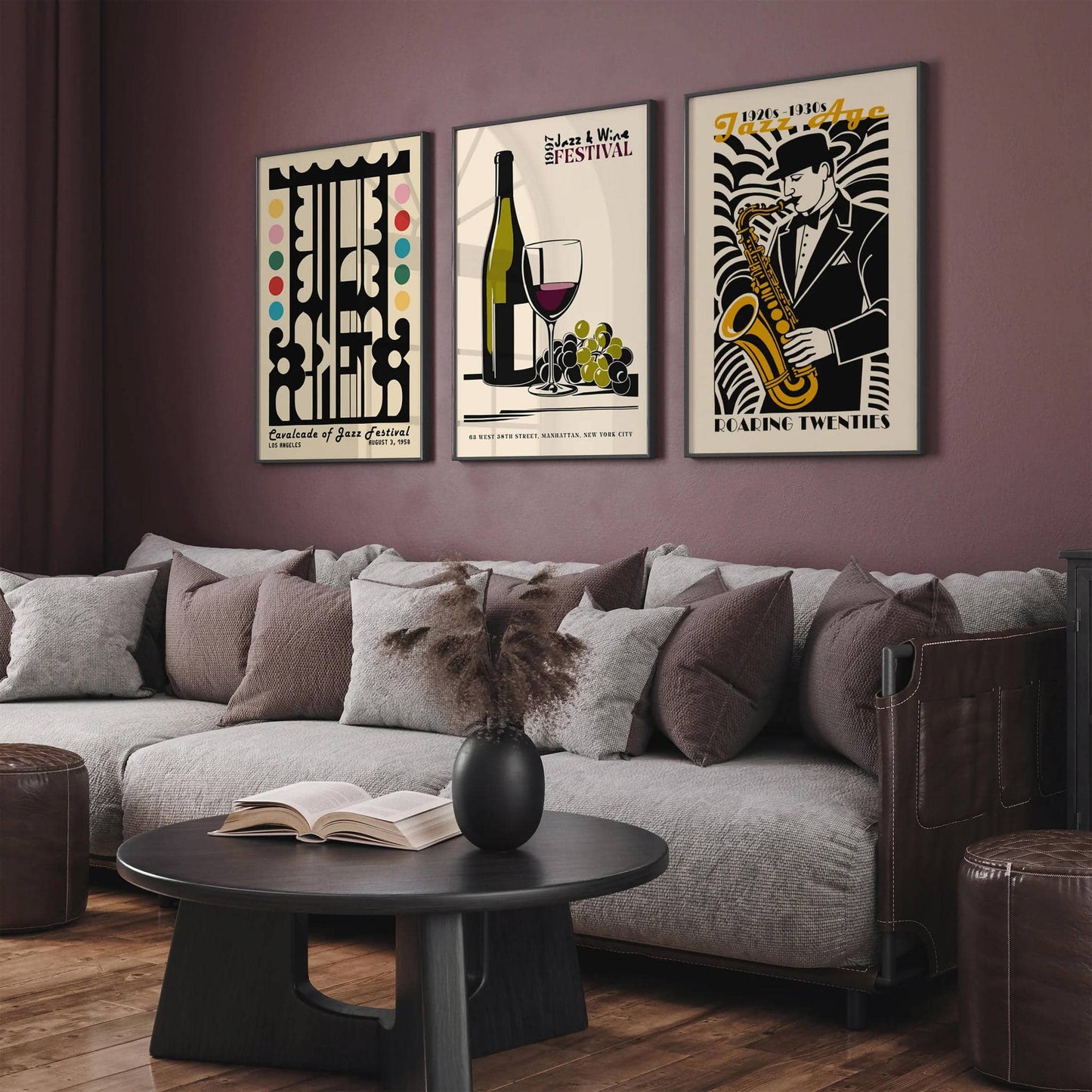 Jazz Age Music Poster - Trendy Wall Art 2025