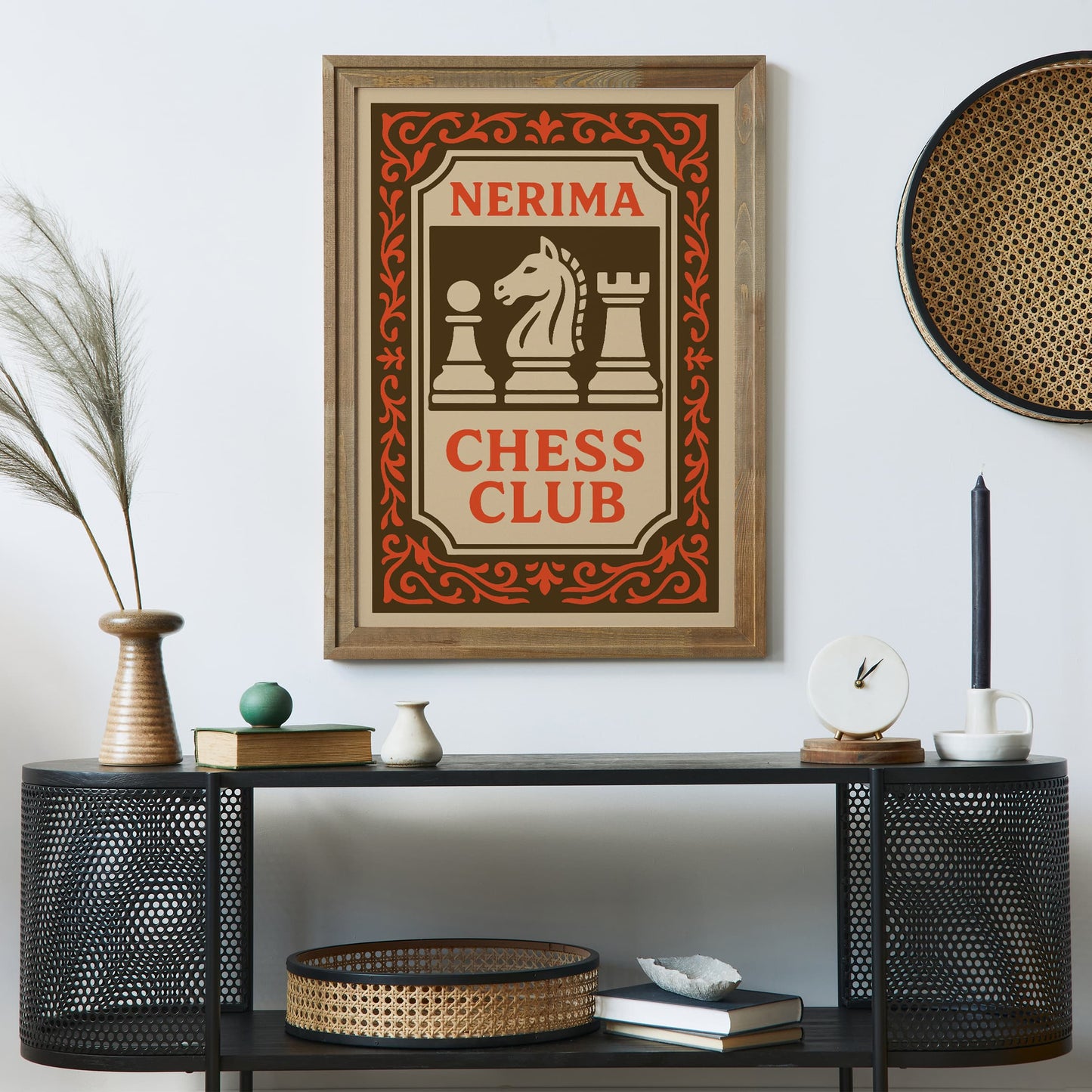 Nerima Chess Club Poster - Japanese Sport Print