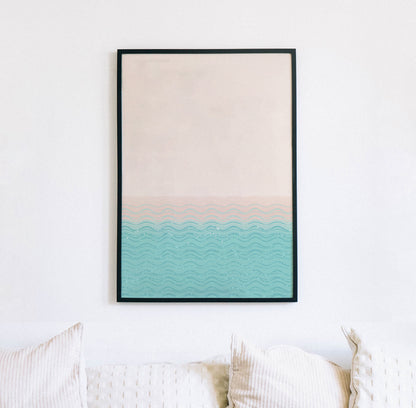 Cute Beach Art Print