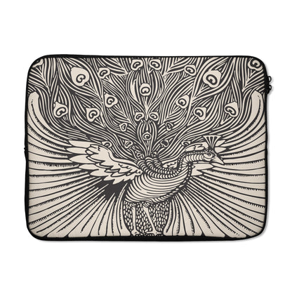 Art-Nouveau Peacock Laptop Sleeve