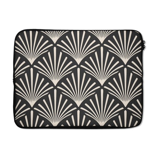 Fitzgerald Black and White Laptop Sleeve