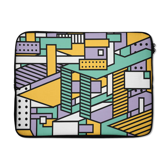 GEOMETRIC ART LAPTOP SLEEVE