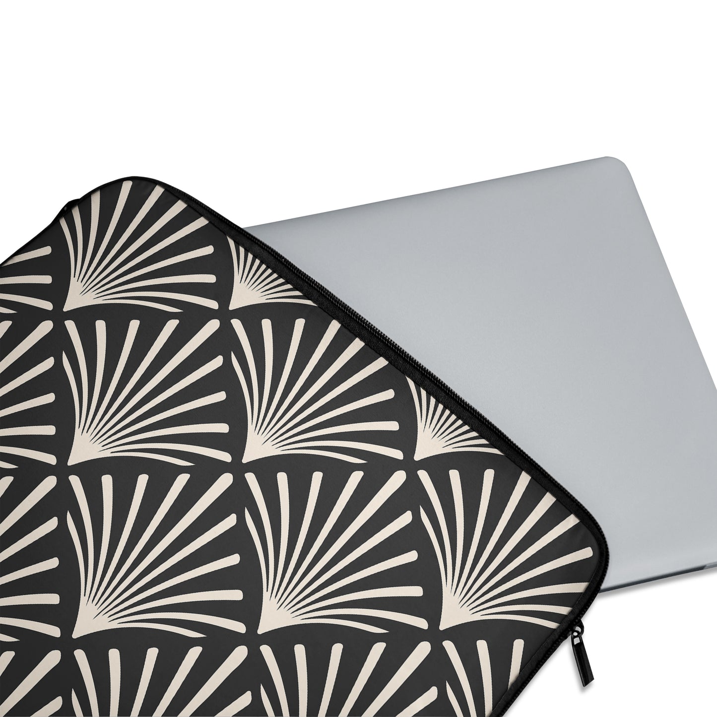 Fitzgerald Black and White Laptop Sleeve