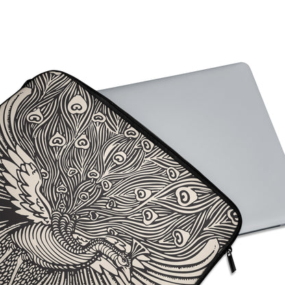 Art-Nouveau Peacock Laptop Sleeve