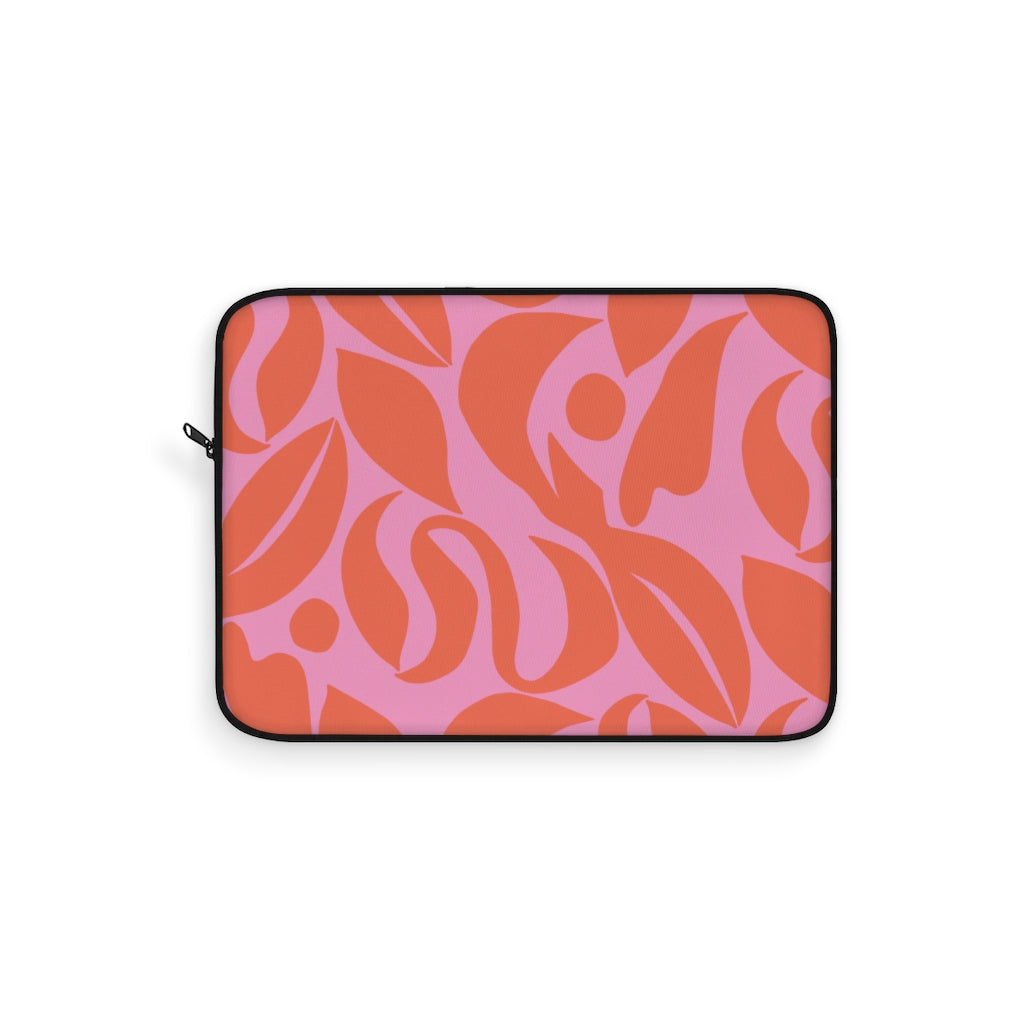 PINK BOTANICAL LAPTOP SLEEVE