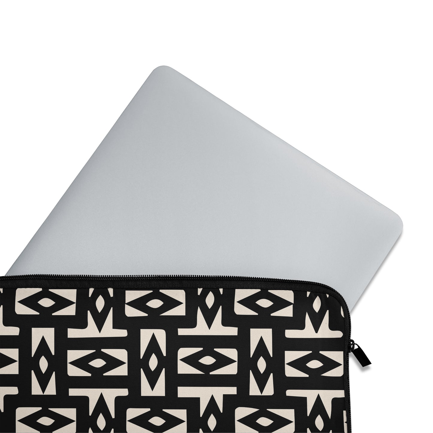 Black and White Macbook Cleeve - Art Deco Style