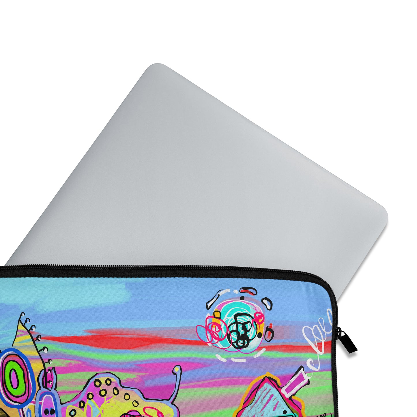 Psychedelic Landscape Macbook Case